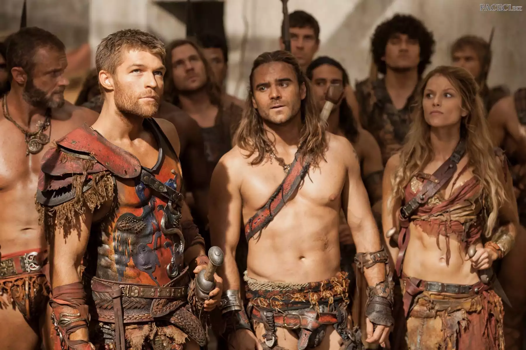 Dustin Clare, Liam Mcintyre, Spartakus, Serial, Gliadiatorzy